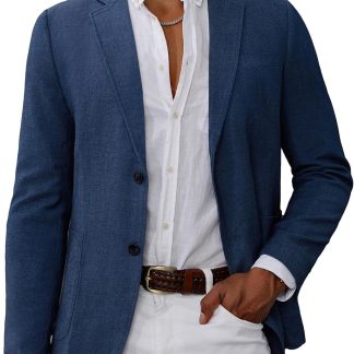 GRACE KARIN Blazer Sport Coats Casual Lightweight 2 Button image 1